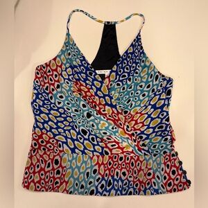 Trina Turk Vibrant Leopard Print Top
